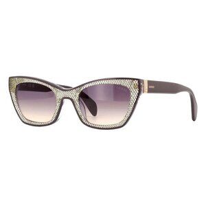 New GUESS Silver Cat Eye GU7873/S 25B Sunglasses Women